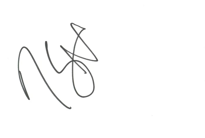 Nikki Sixx autograph