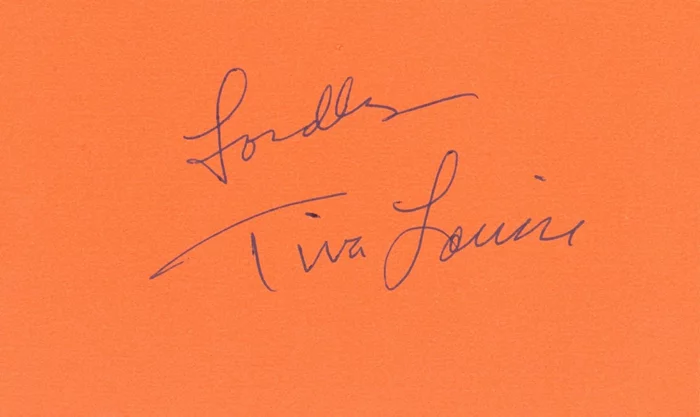 Tina Louise autograph