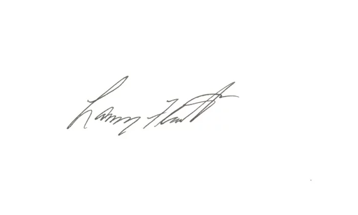 Larry Flynt autograph