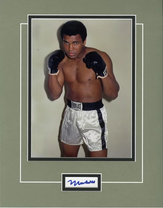 Muhammad Ali autograph