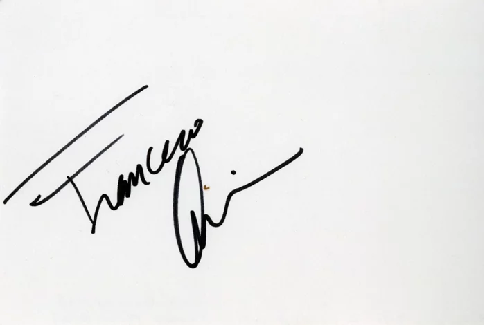 Francesco Quinn autograph