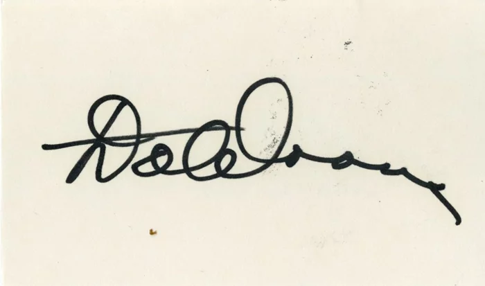 Dale Evans autograph