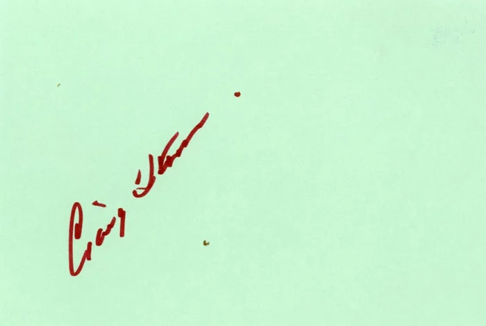 Craig Stevens autograph