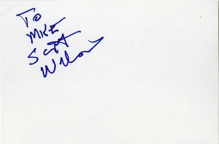 Scott Wilson autograph
