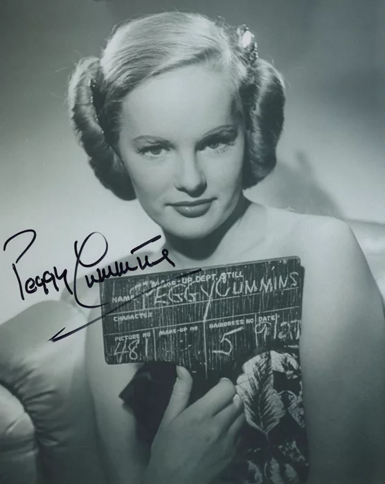 Peggy Cummins autograph