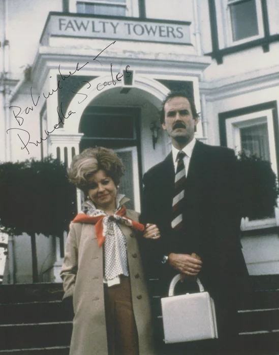 Prunella Scales autograph