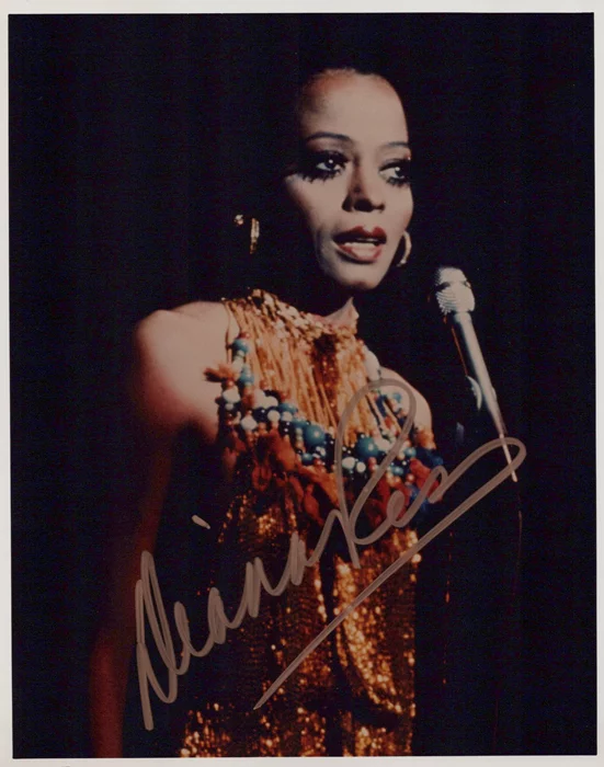 Diana Ross autograph