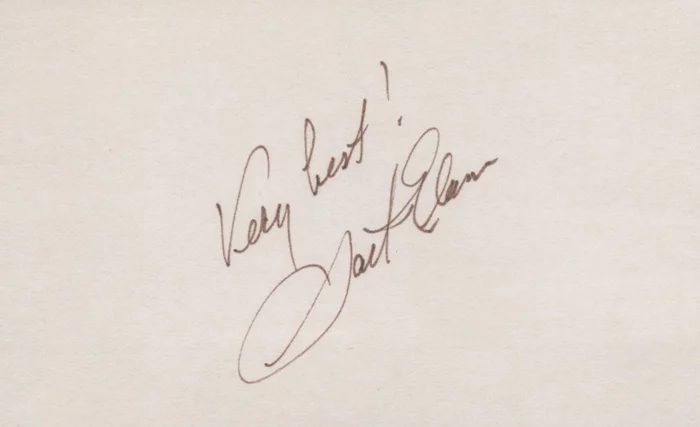 Jack Elam autograph