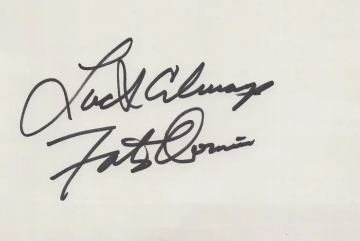 Fats Domino autograph