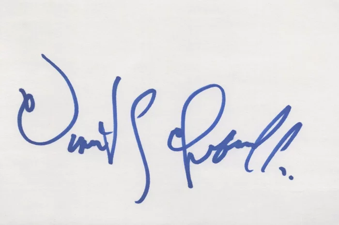 Vincent Schiavelli autograph
