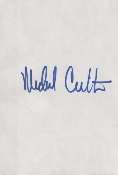 Michael Crichton autograph