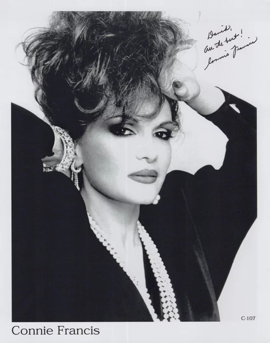 Connie Francis autograph