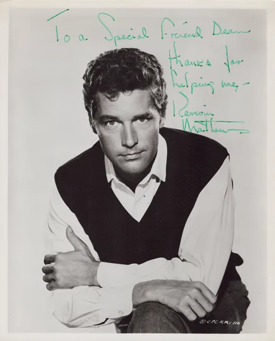 Kerwin Mathews autograph