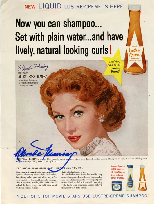 Rhonda Fleming autograph