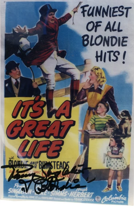 Penny Singleton autograph