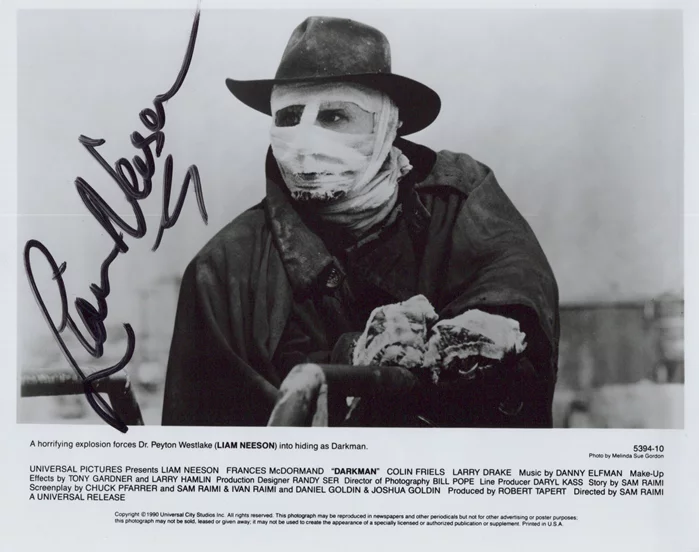 Liam Neeson autograph