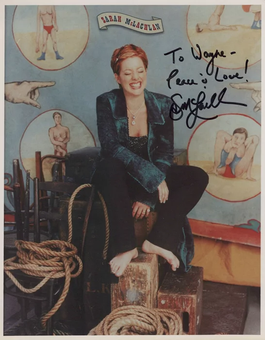 Sarah McLachlan autograph