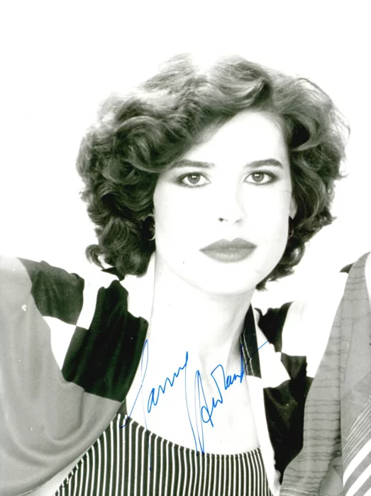Fanny Ardant autograph