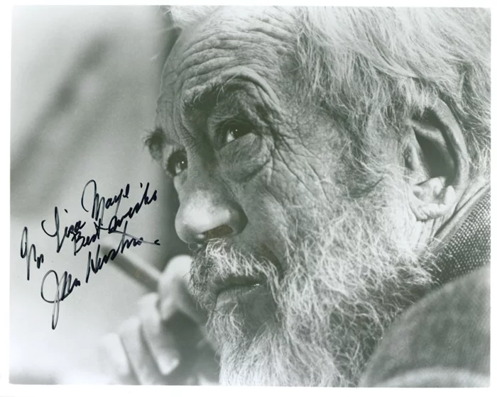 John Huston autograph