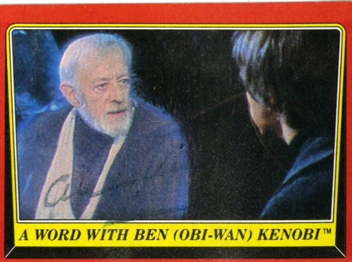 Alec Guinness autograph
