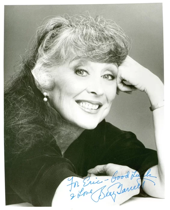 Betty Garrett autograph