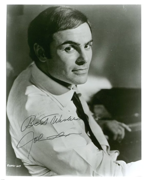 John Saxon autograph