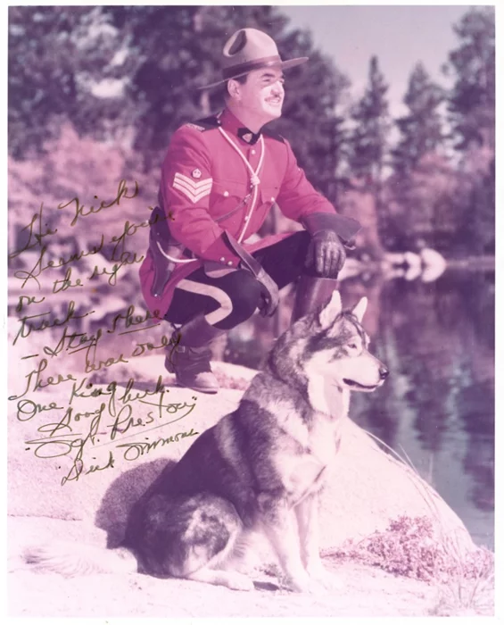 Dick Simmons autograph