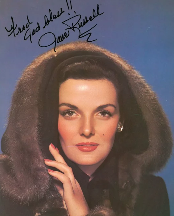 Jane Russell autograph