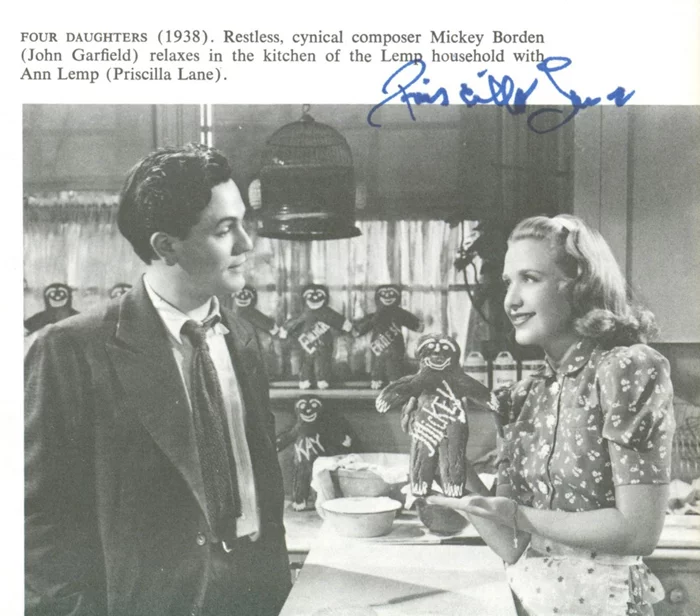 Priscilla Lane autograph