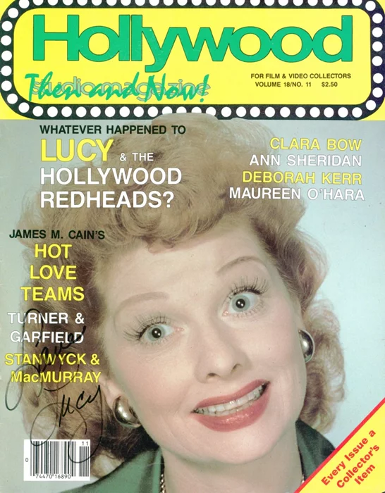 Lucille Ball autograph