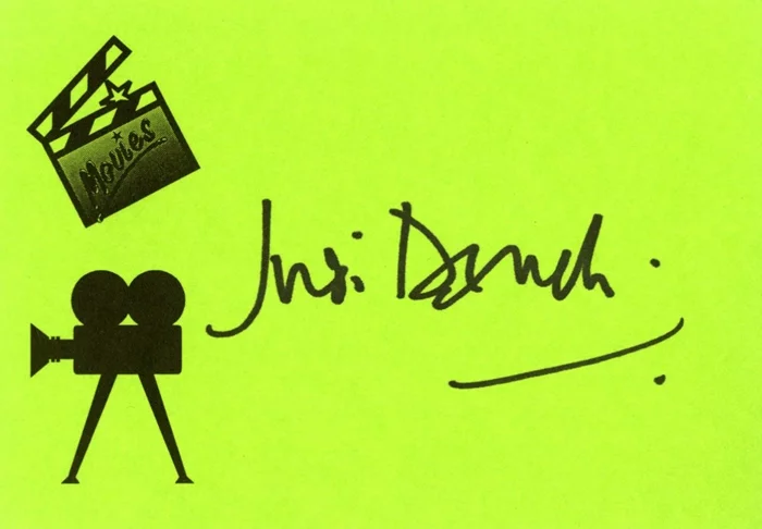 Judi Dench autograph