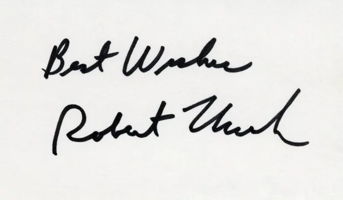 Robert Urich autograph