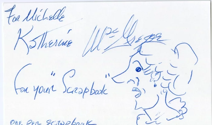 Katherine MacGregor autograph