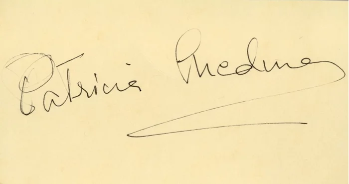 Patricia Medina autograph