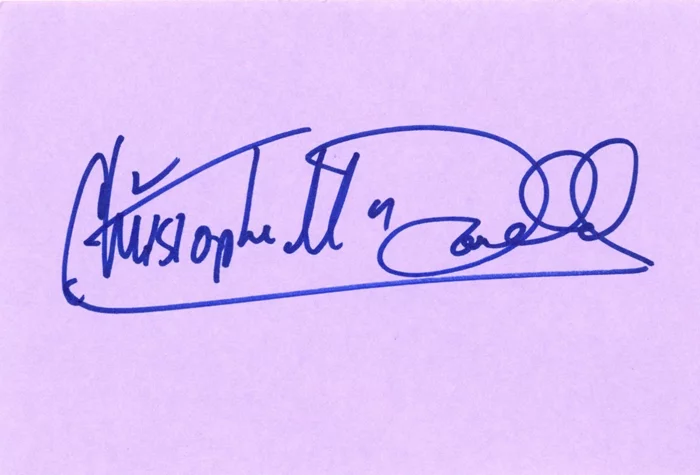 Christopher McDonald autograph
