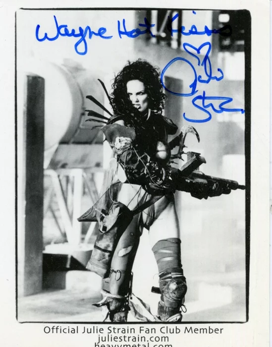 Julie Strain autograph