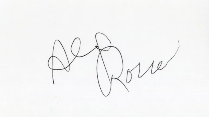 Alex Rocco autograph