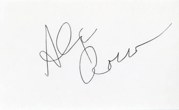 Alex Rocco autograph