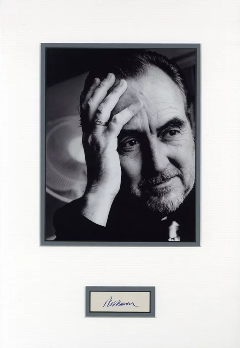 Wes Craven autograph