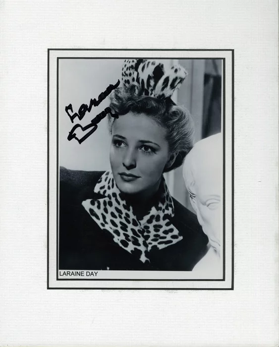 Laraine Day autograph