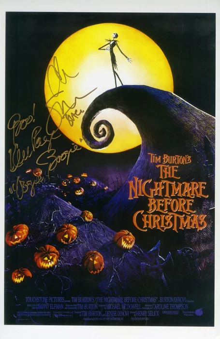 The Nightmare Before Christmas autograph