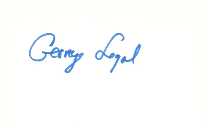 George Segal autograph