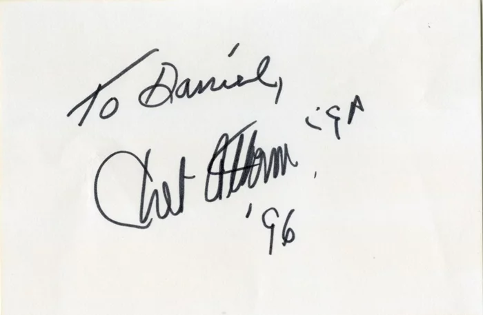 Chet Atkins autograph