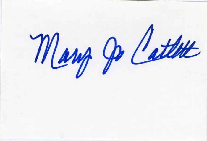 Mary Jo Catlett autograph