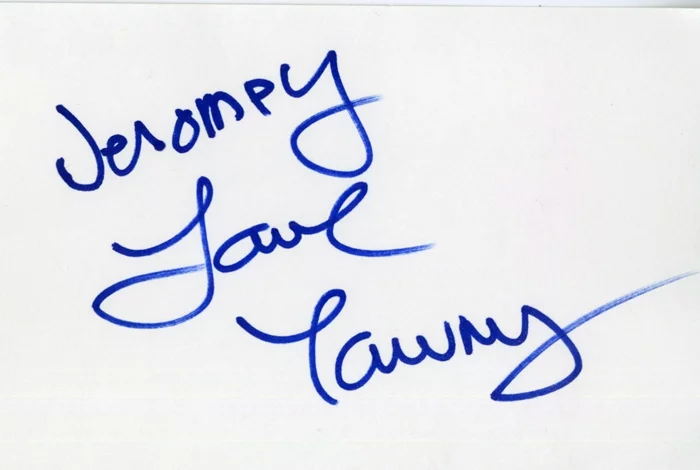 Tawny Kitaen autograph