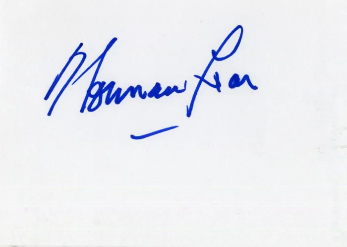 Norman Lear autograph