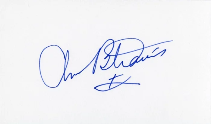 Ann B. Davis autograph