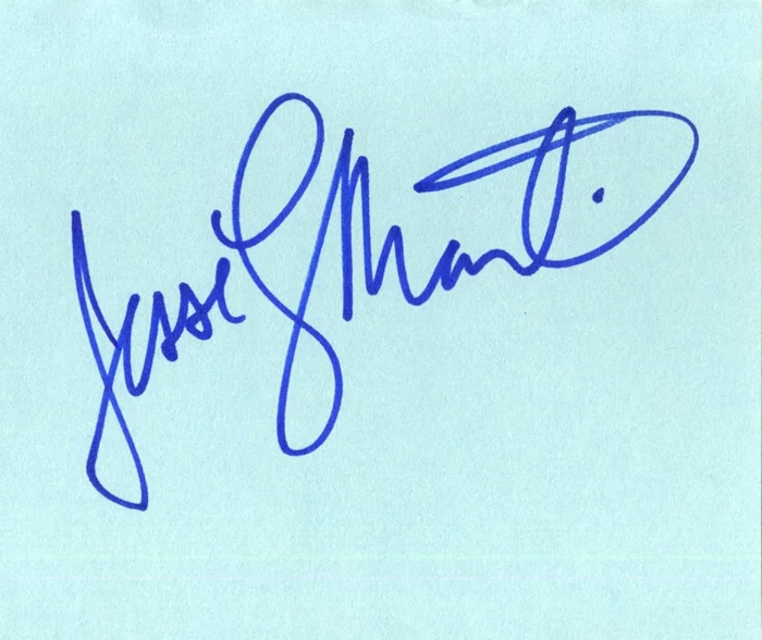 Jesse Martin autograph