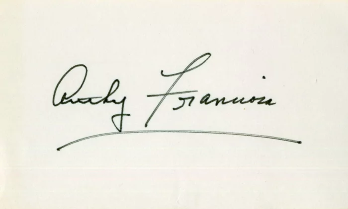 Anthony Franciosa autograph