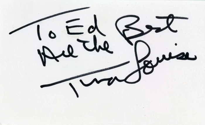 Tina Louise autograph